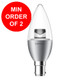 2700K Key Candle 6W B15 Dimmable Clear Globe 2700K Key Candle 6W B15 Dimmable Clear Globe